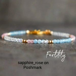 Crystal Fertility Bracelet Womens Healing Jewelry Sacred Crystals